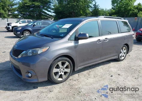 2012 Toyota Sienna Se 8 Passenger from USA, damaged, VIN 5TDXK3DCXCS267405